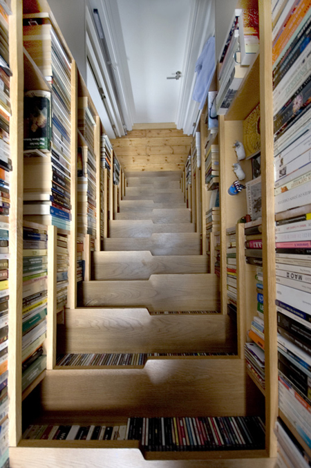bookcase stair