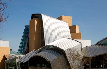 The exterior of the lewis library